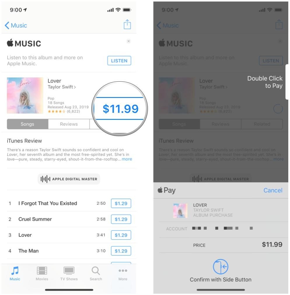 Add Music to iPhone from iTunes Store