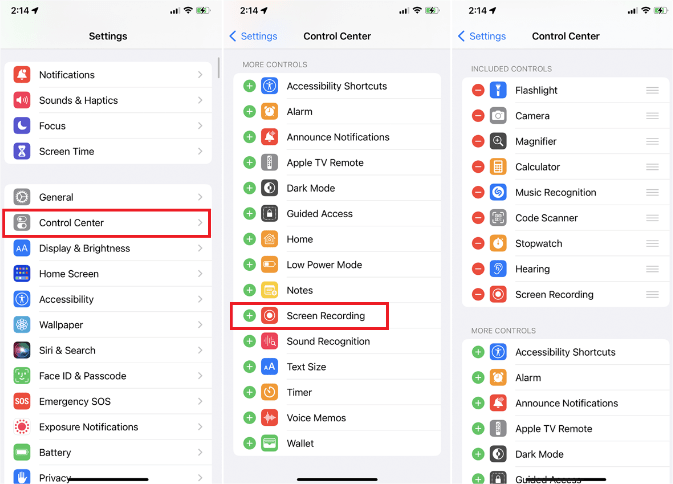 Screen Recording Apple Music on iPhones