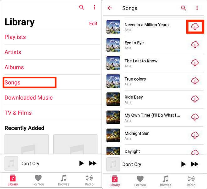 Android Apple Muziek downloaden