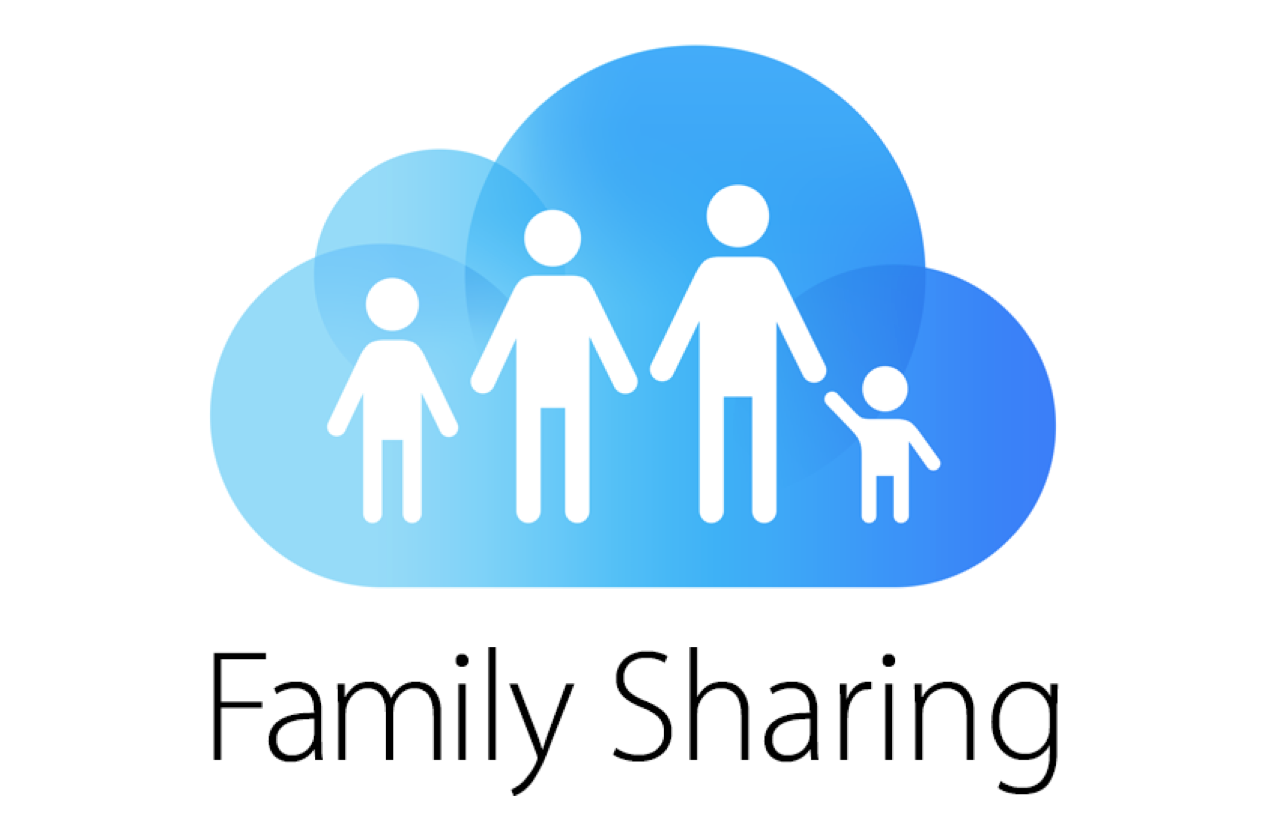 Het Apple Music Family Sharing-logo wordt weergegeven