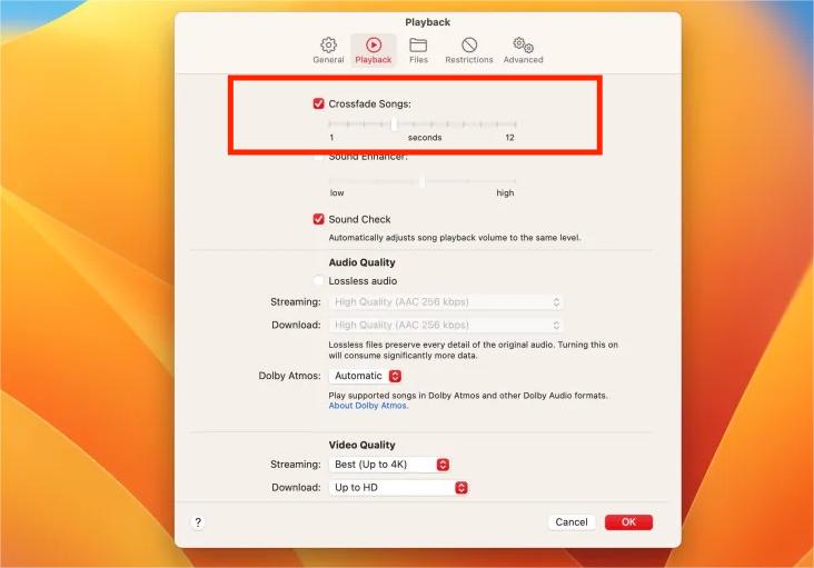 Crossfading Songs On Mac