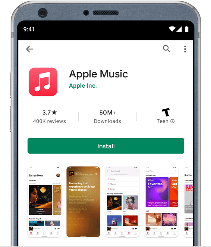 Apple Music Good on Android Device