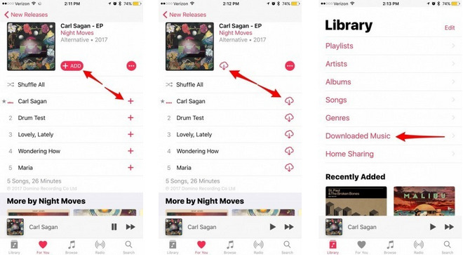 How Does Apple Music Work Offline On Mobile