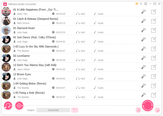 Export Song From iTunes DRmare iTunes Music Converter