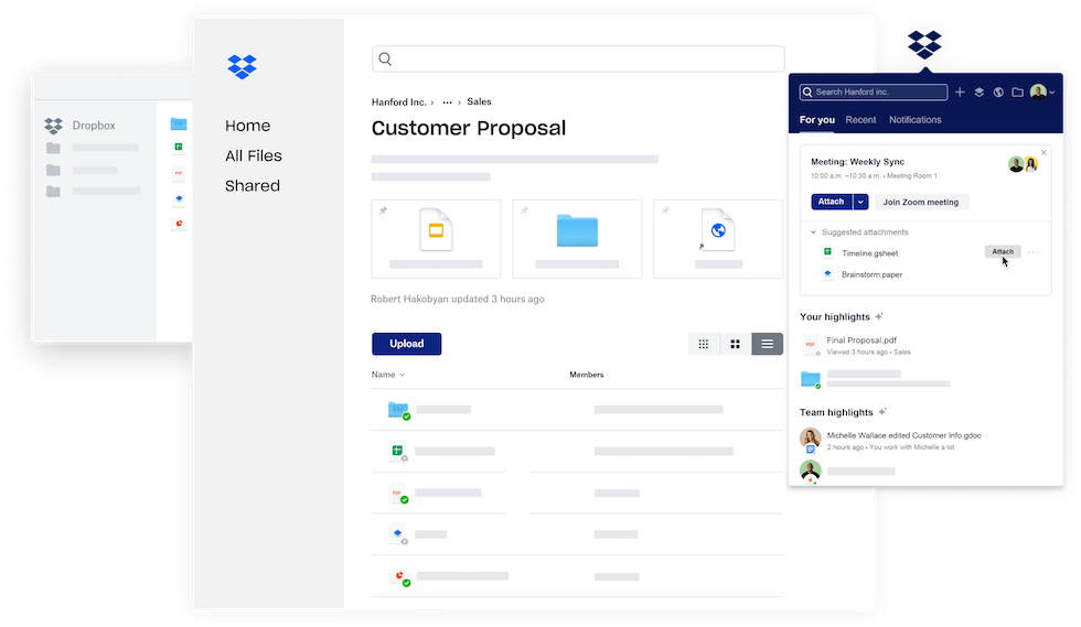 Upload Files to Dropbox