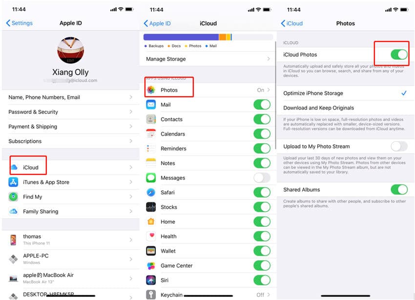 Turn the Shared Album off