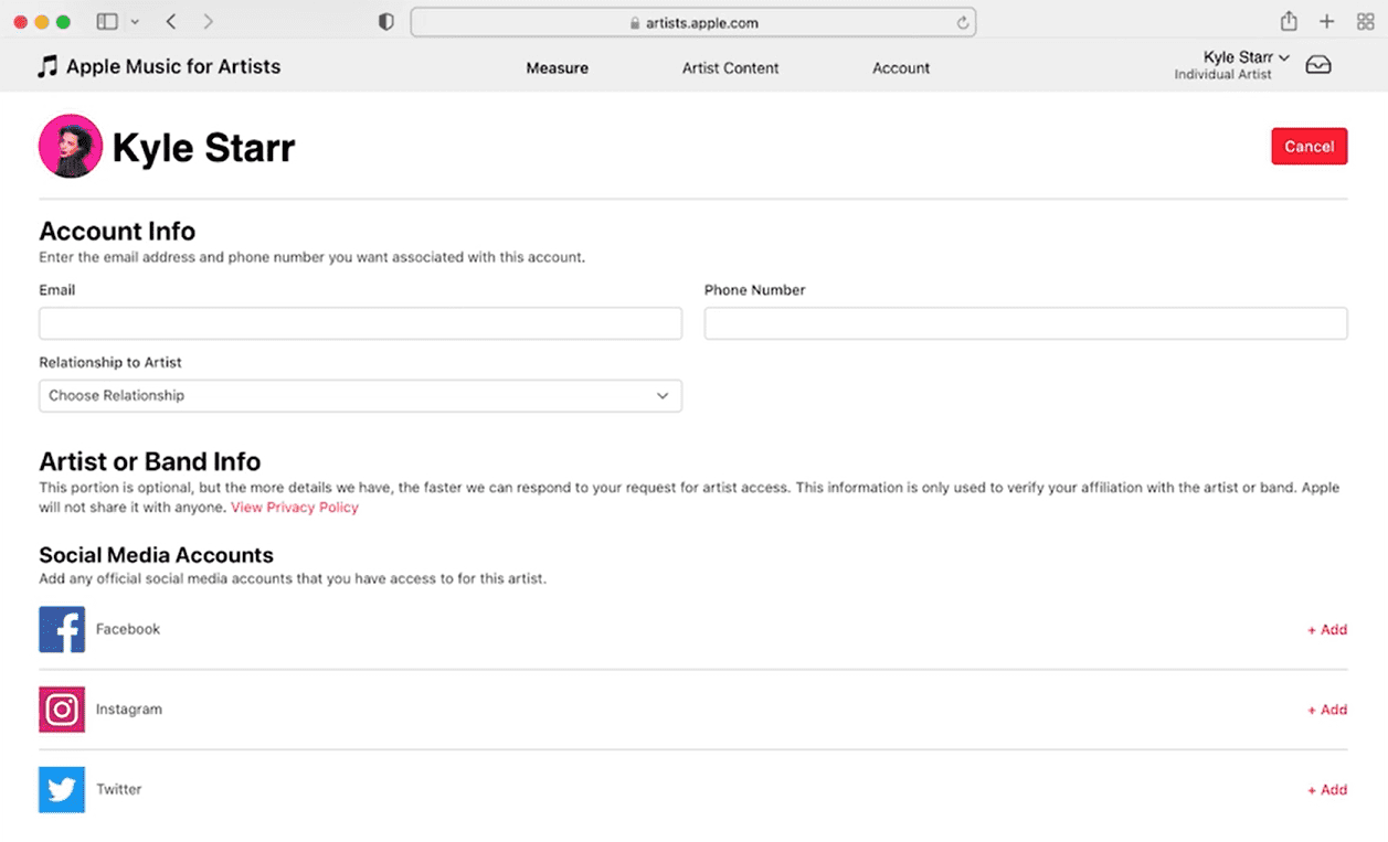 Fill Out The Form