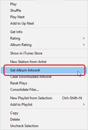 Manually Add Album Artwork through iTunes