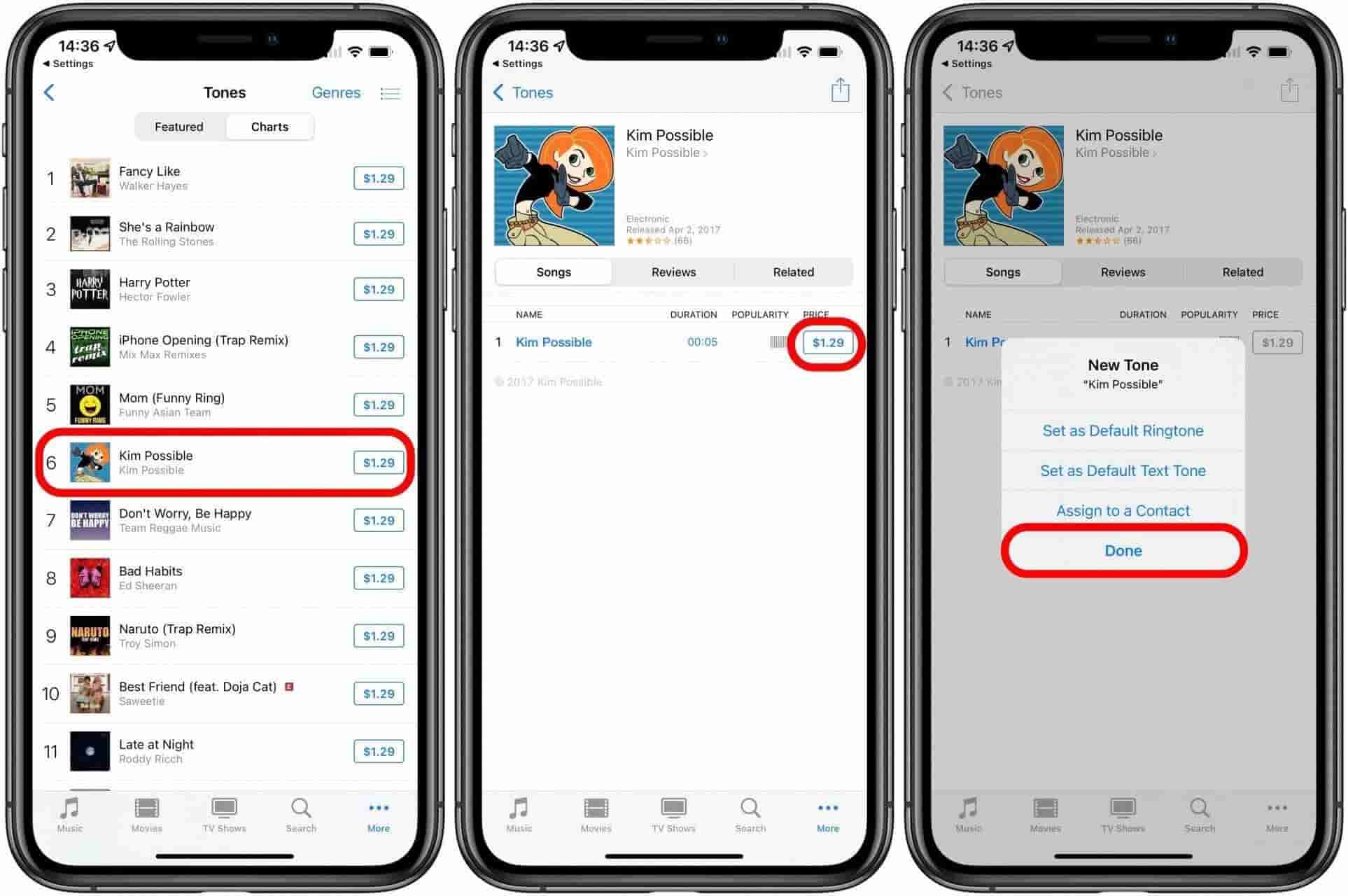 apple call ringtone name