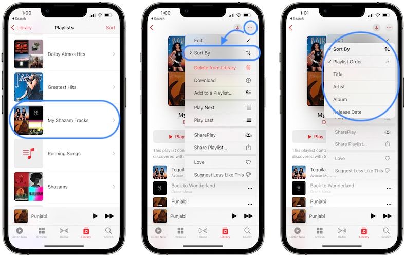 Change Playlist Order