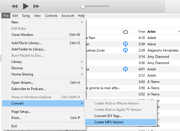 Convert Your iTunes Library to MP3 on Windows PC