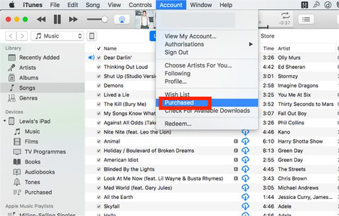 Download Purchased Music From Apple Music to Computer By iTunes