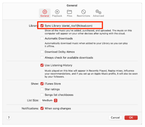 Select Sync Library