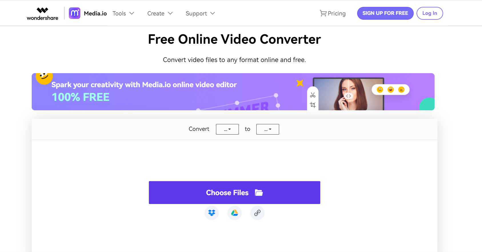 Media.io Free File Online Converter