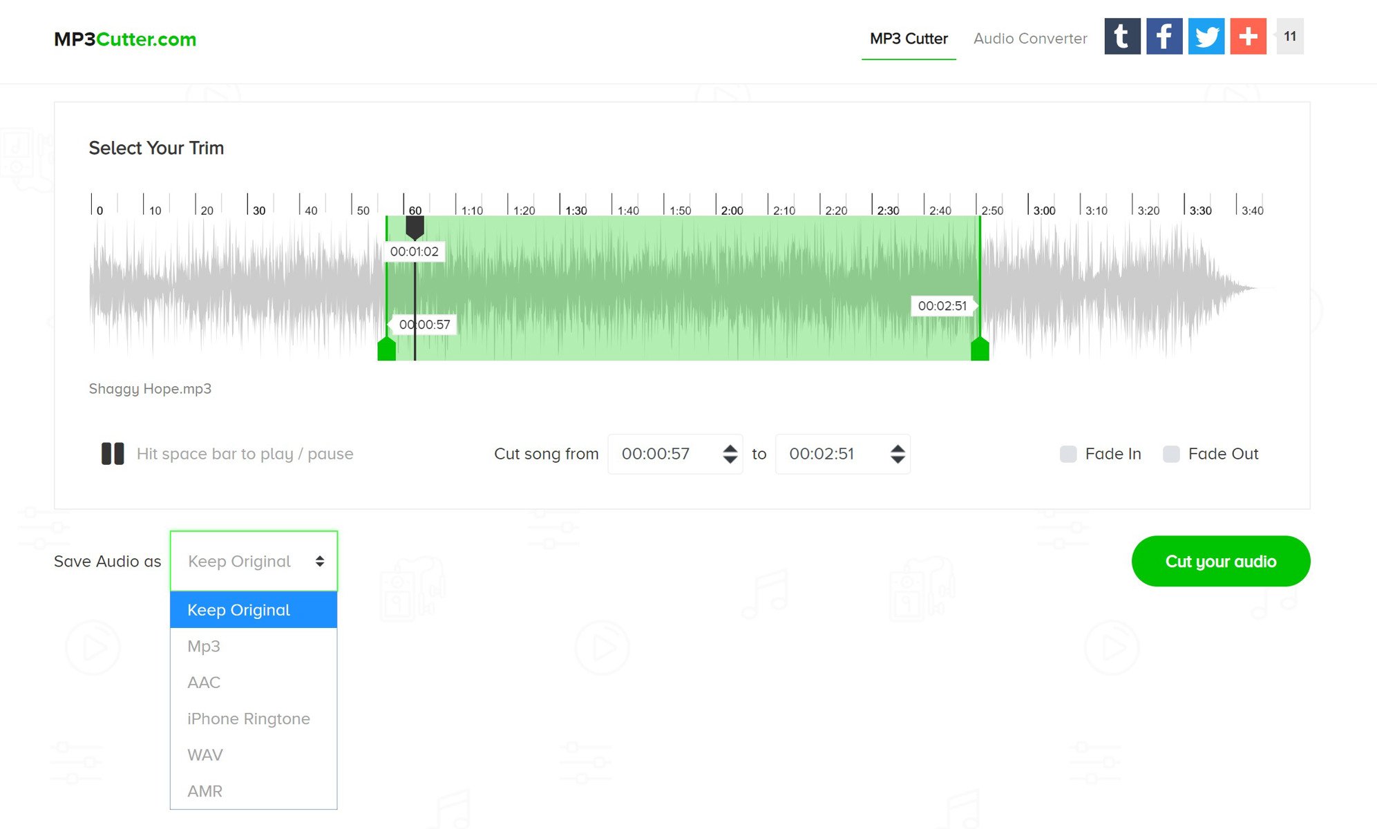 How To Convert M4P To M4A By MP3Cutter