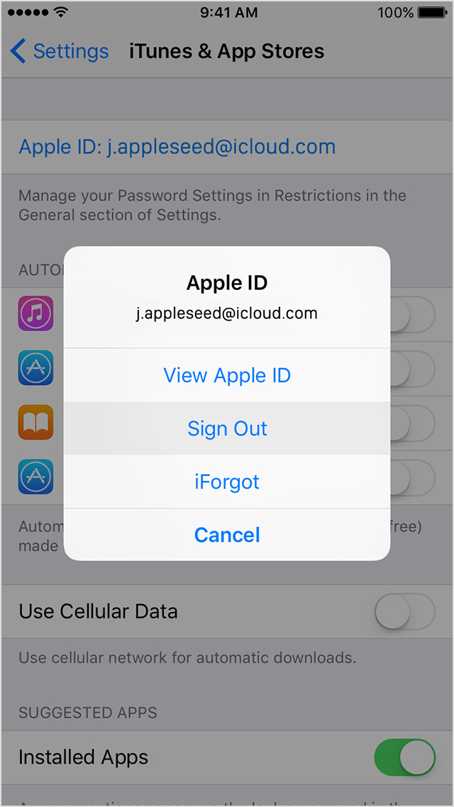 退出您的 Apple Music 帐户并重新登录