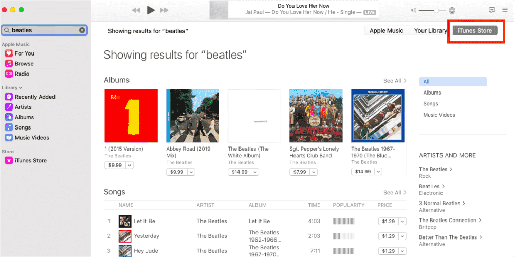 Buy iTunes Songs Using Mac