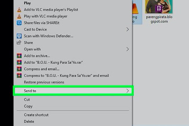 Use Send-To Method To Put Music On A USB