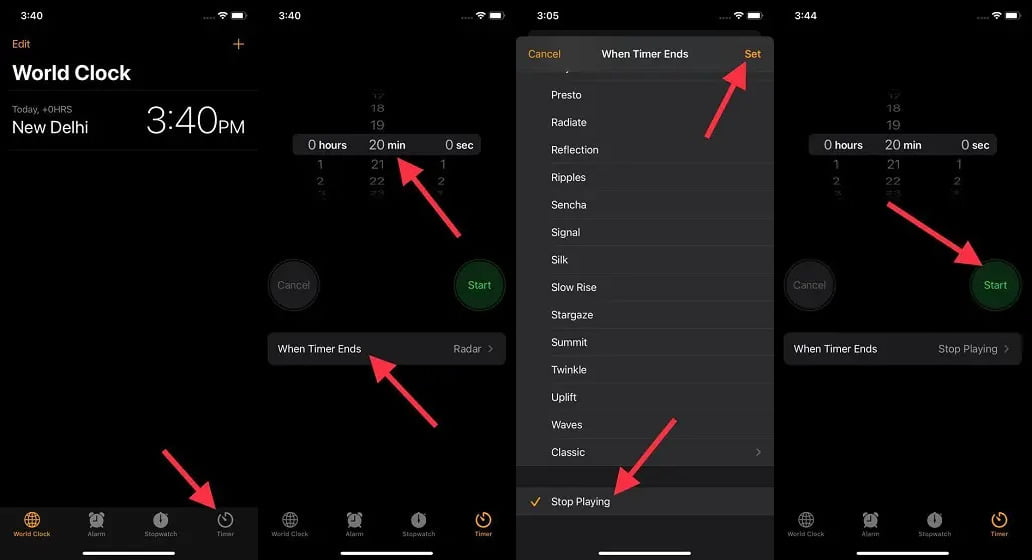 Set A Sleep Timer For Apple Music On iPhone