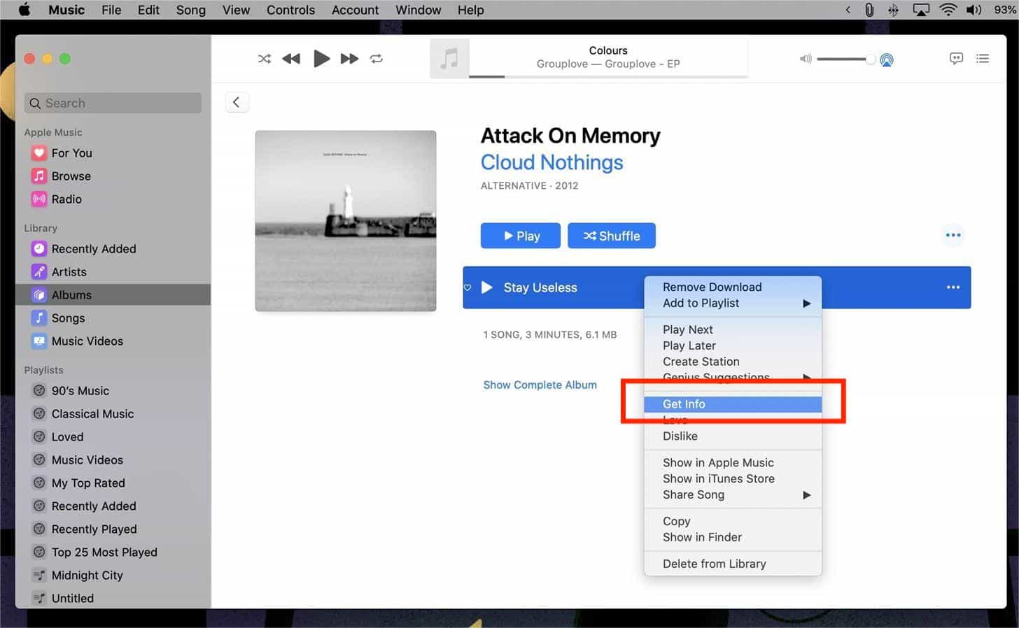 Edit The Track