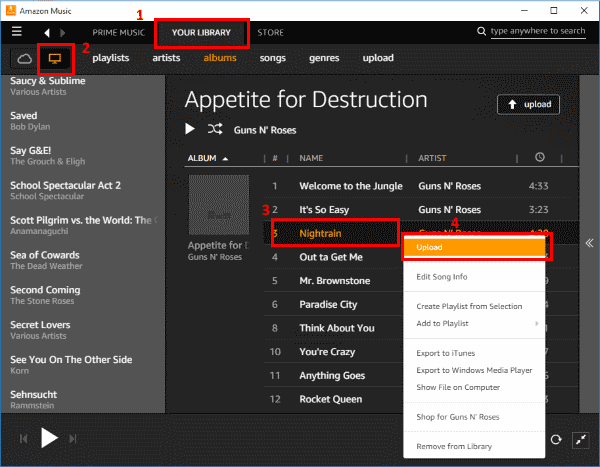 Transfer Music to Amazon Cloud