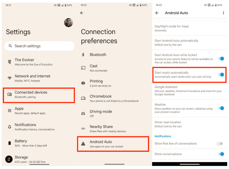 Turn Off Android Auto