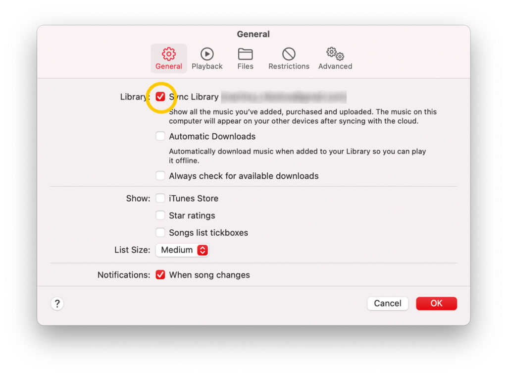 Turn Off Sync Library On Mac