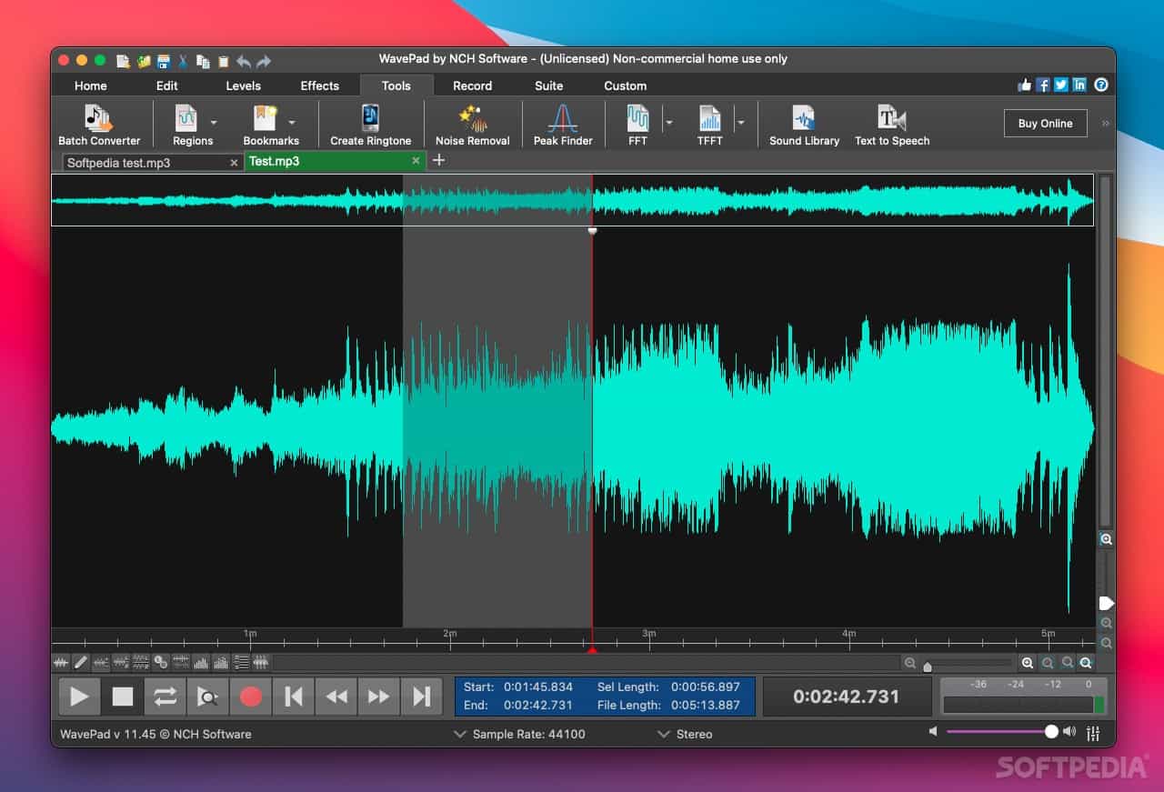 WavePad Audio Editor
