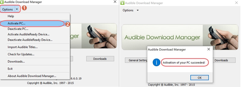 So erhalten Sie den Audible Download Manager