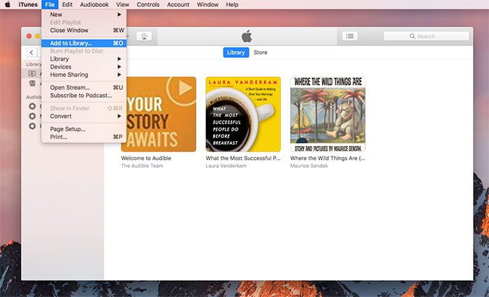 Add Audible Books To iTunes On Mac
