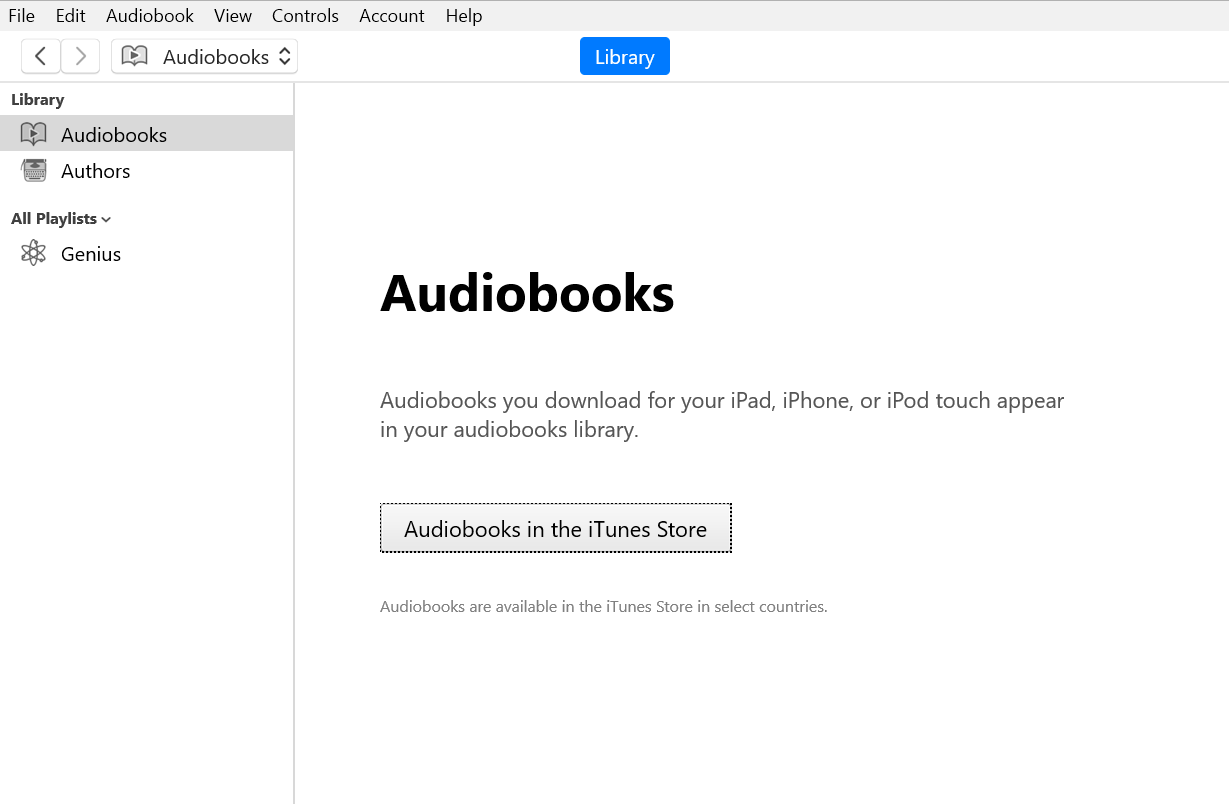 iTunesを介してAduibleオーディオブックをCDに変換する