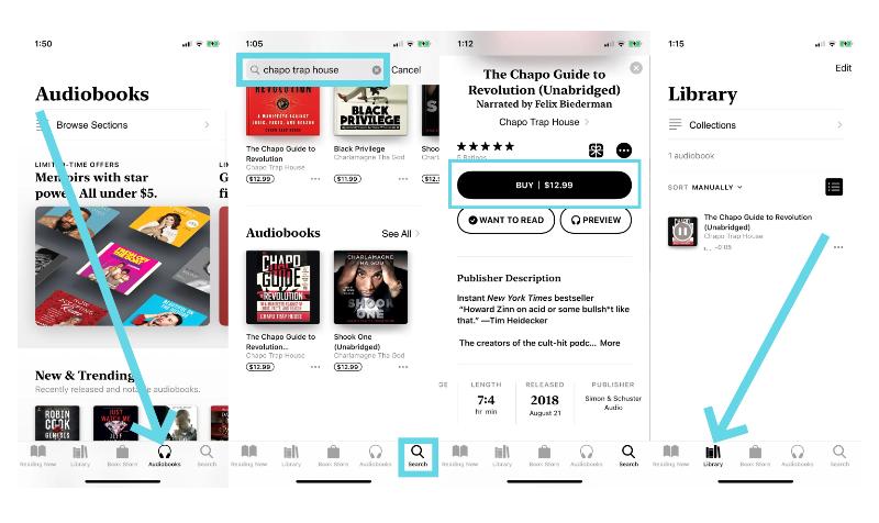 Buy An Audiobook On iPhone