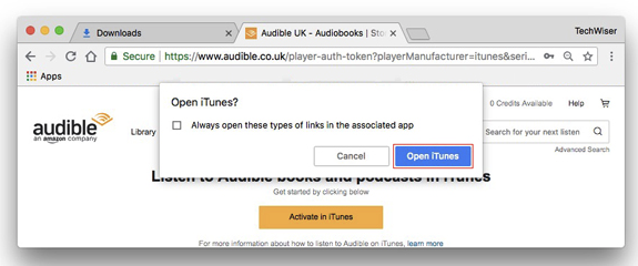 استمع إلى Audible Books Offline على جهاز كمبيوتر يعمل بنظام Windows