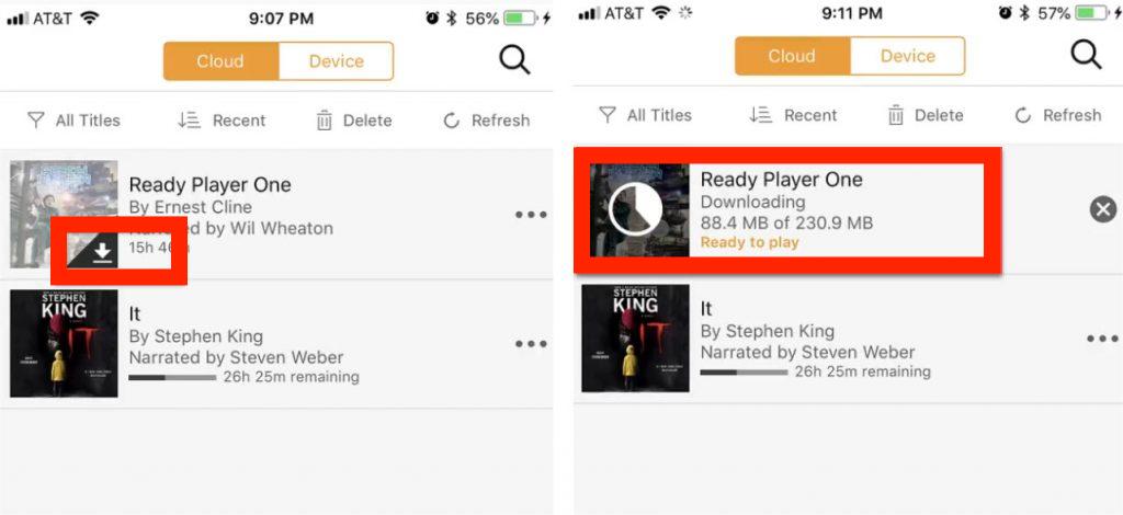 Redownload Audiobooks