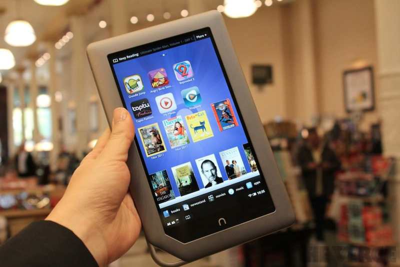 Hoorbare audioboeken luisteren met Nook Tablet