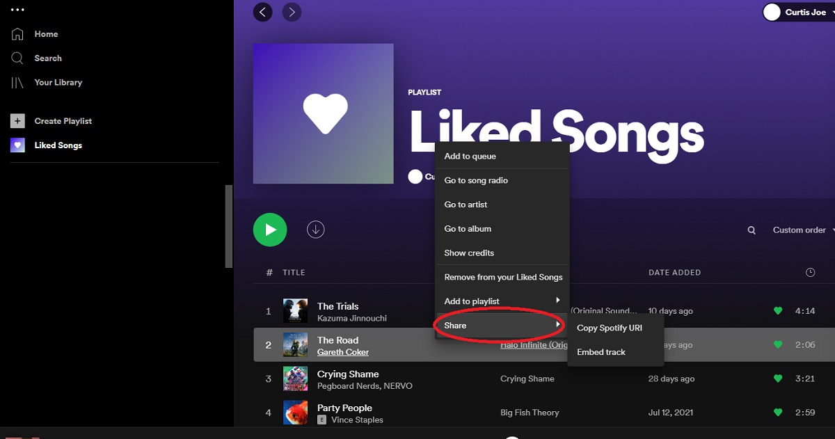 How To Share Your Loved Songs On Spotify To Other Users