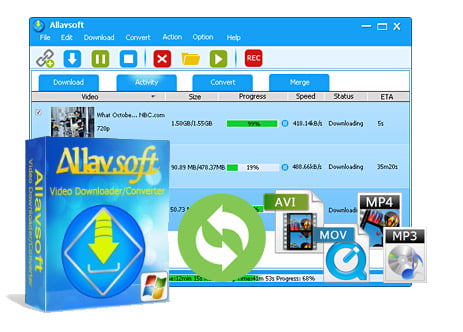 Convertitore di download di video Allavsoft