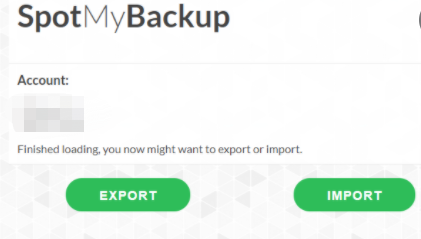 Backup Spotify Listas de reproducción en SpotMyBackup