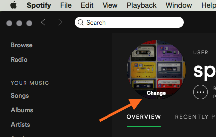 Change Spotify Profile Picture From Your Desktop