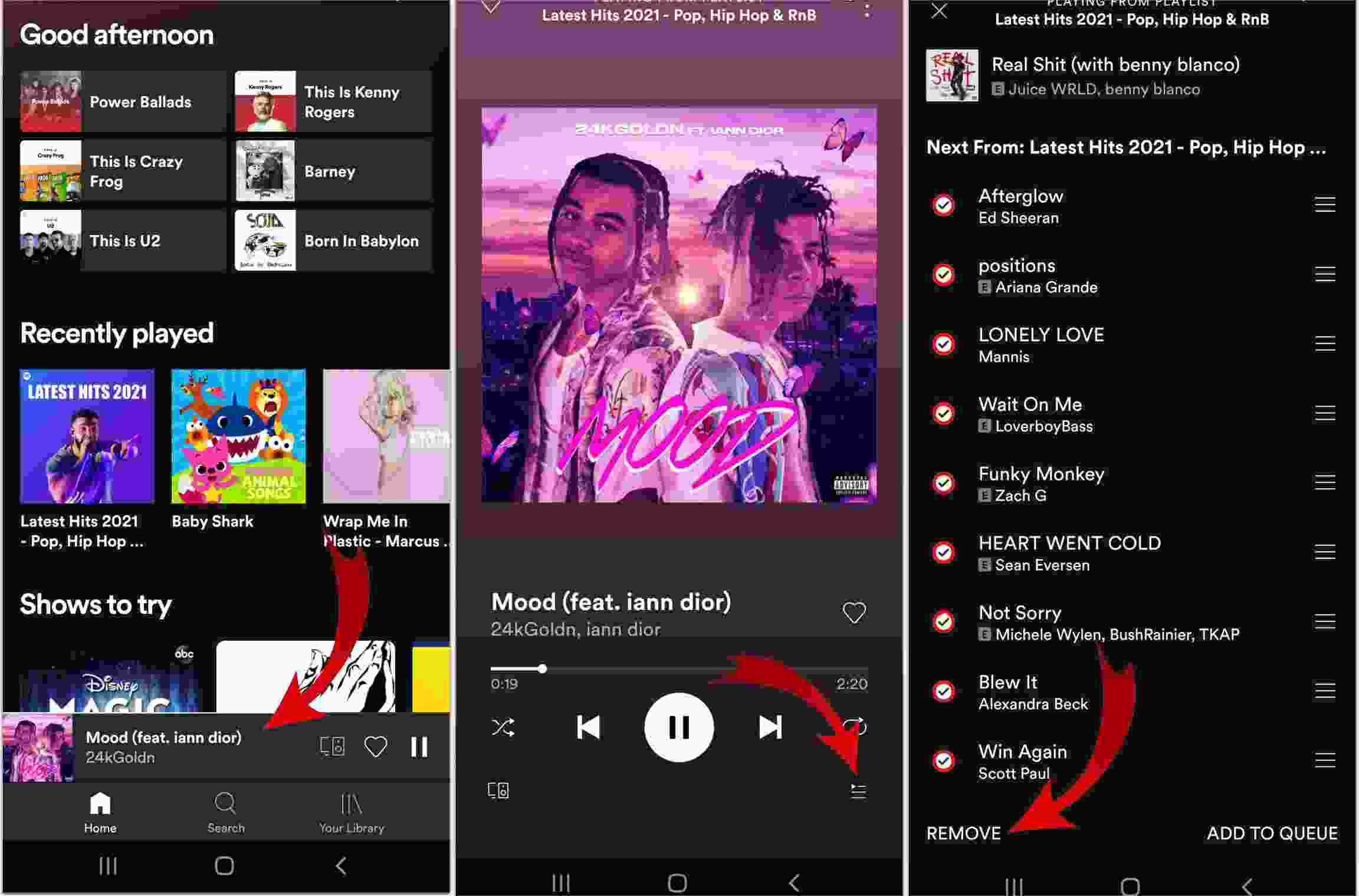 Clear Your Spotify Queue On Mobile