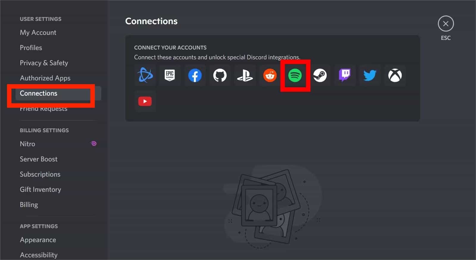 Connect Spotify Account With Discord