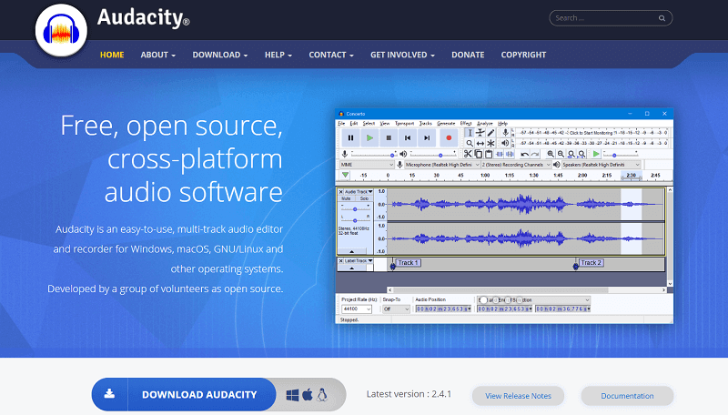 Utiliser Audacity pour ajouter Spotify Musique