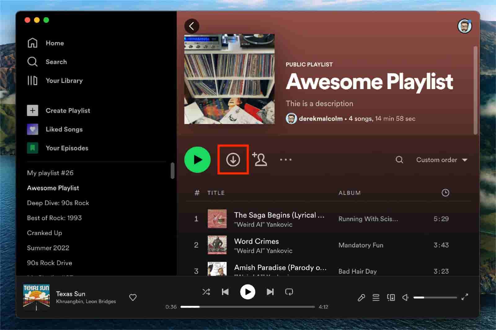 Download Music From Spotify On Desktop