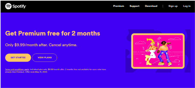 Get Spotify Premium Free Trial