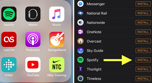 Install The Spotify App On Your Apple Watch