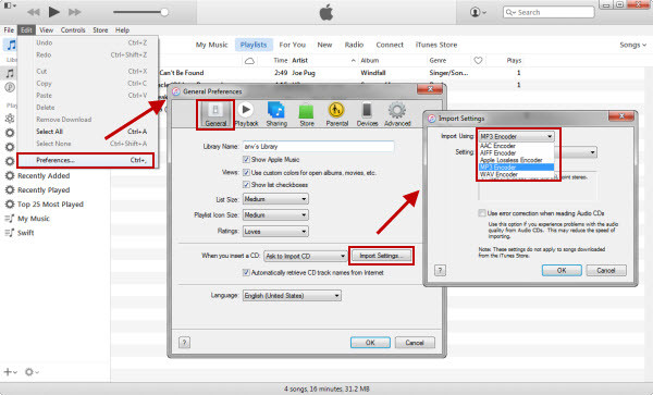 Convert iTunes Library to MP3 with iTunes