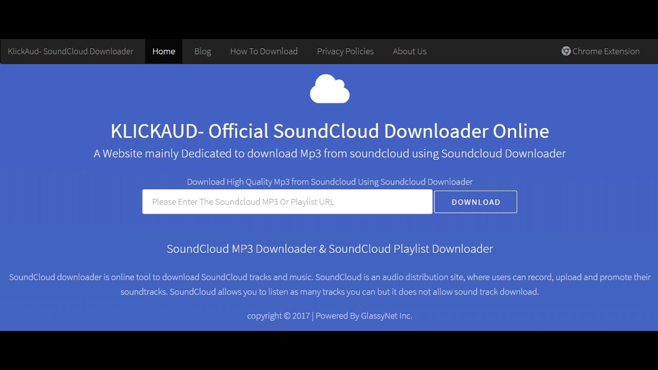 KlickAud - Best SoundCloud Downloader Online