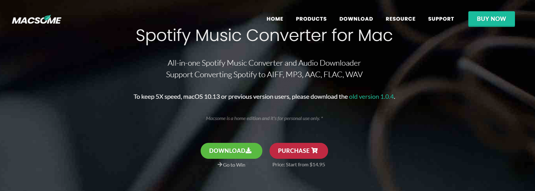 Spotify Downloader auf dem Mac Macsome Spotify Spotify Musikkonverter