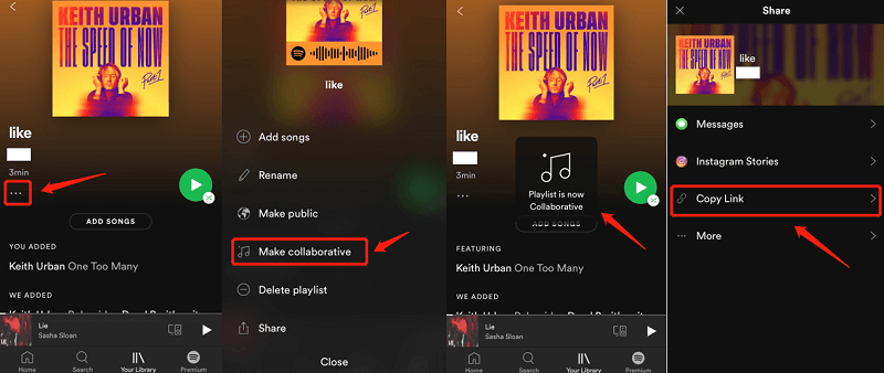 Make A Collaborative Playlist On Mobile