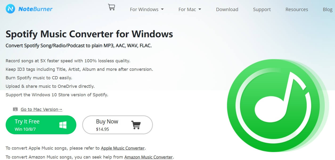 noteburner spotify music converter download mac